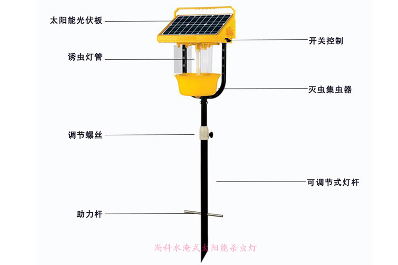 水淹式杀虫灯结构图